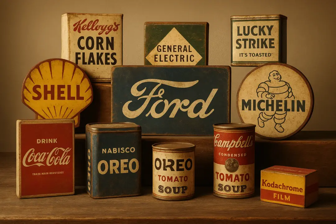 10 Vintage Brand Logos and Their History