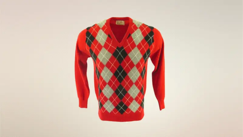 Argyle sweater