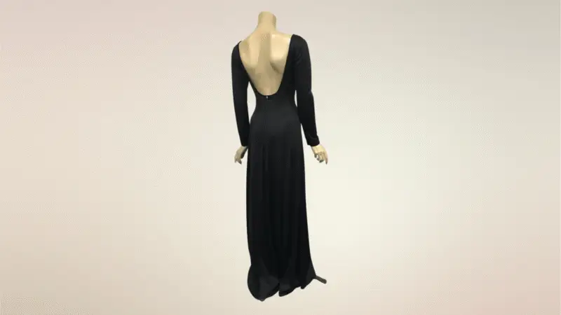 Backless dress